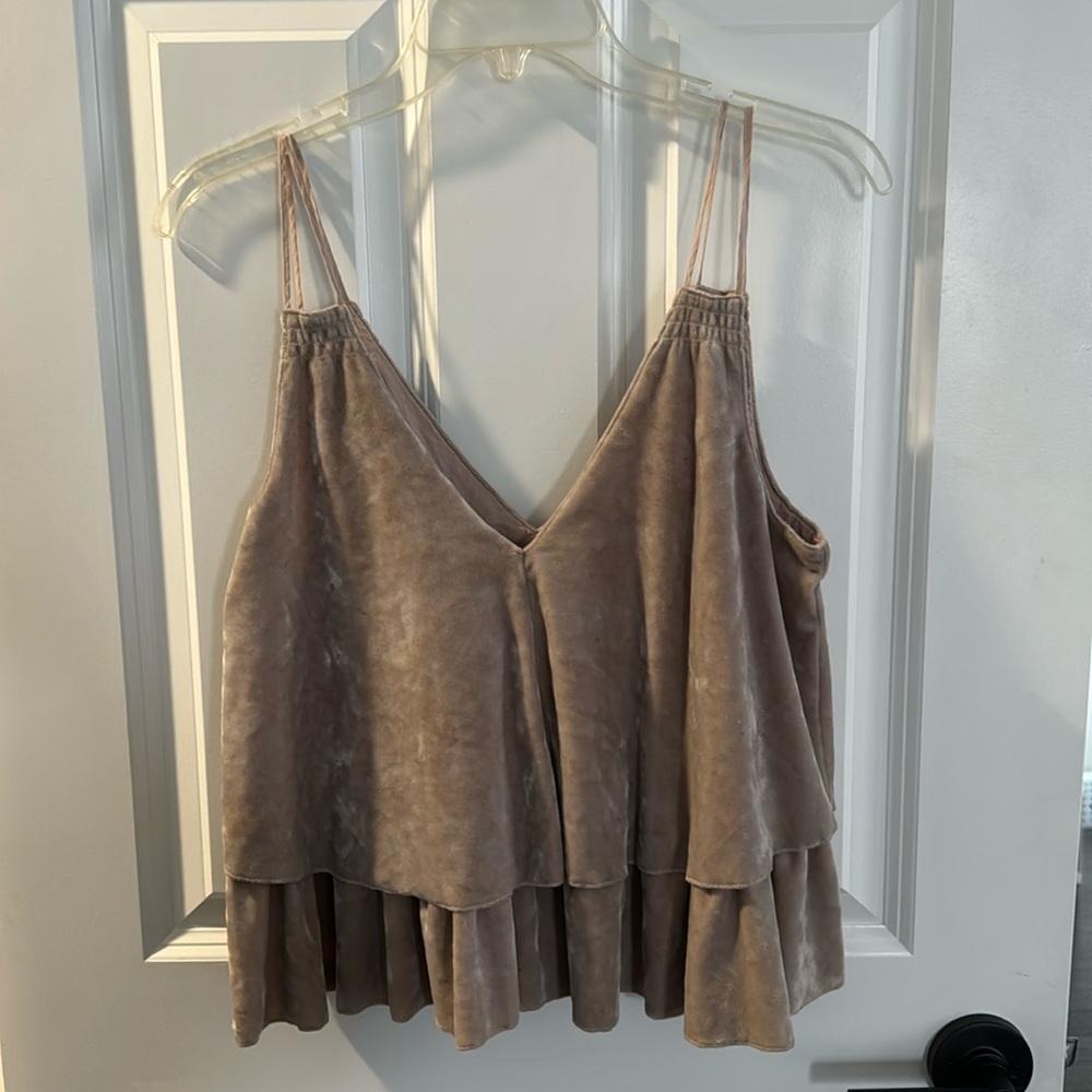 Aerie Crushed Velvet Tank